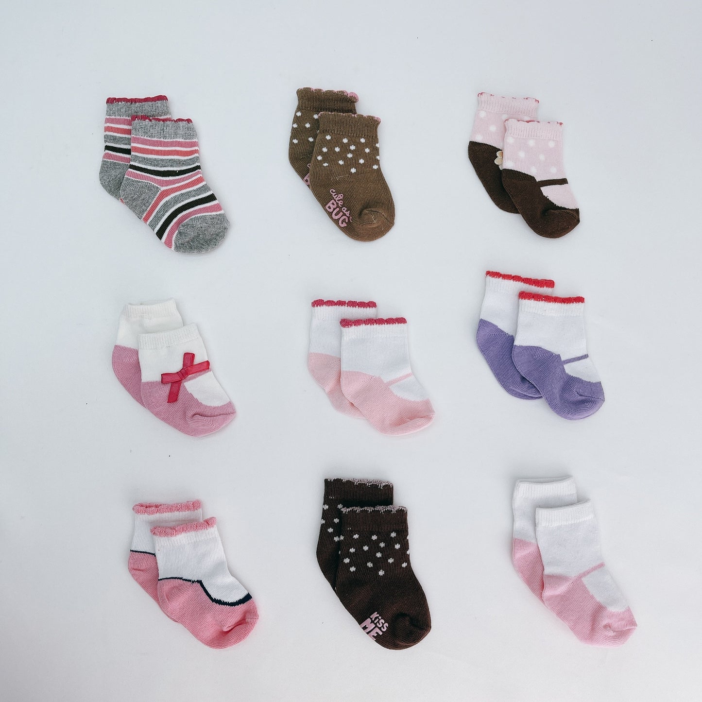 Mellow Baby Girl Assorted Socks (0-6 month)
