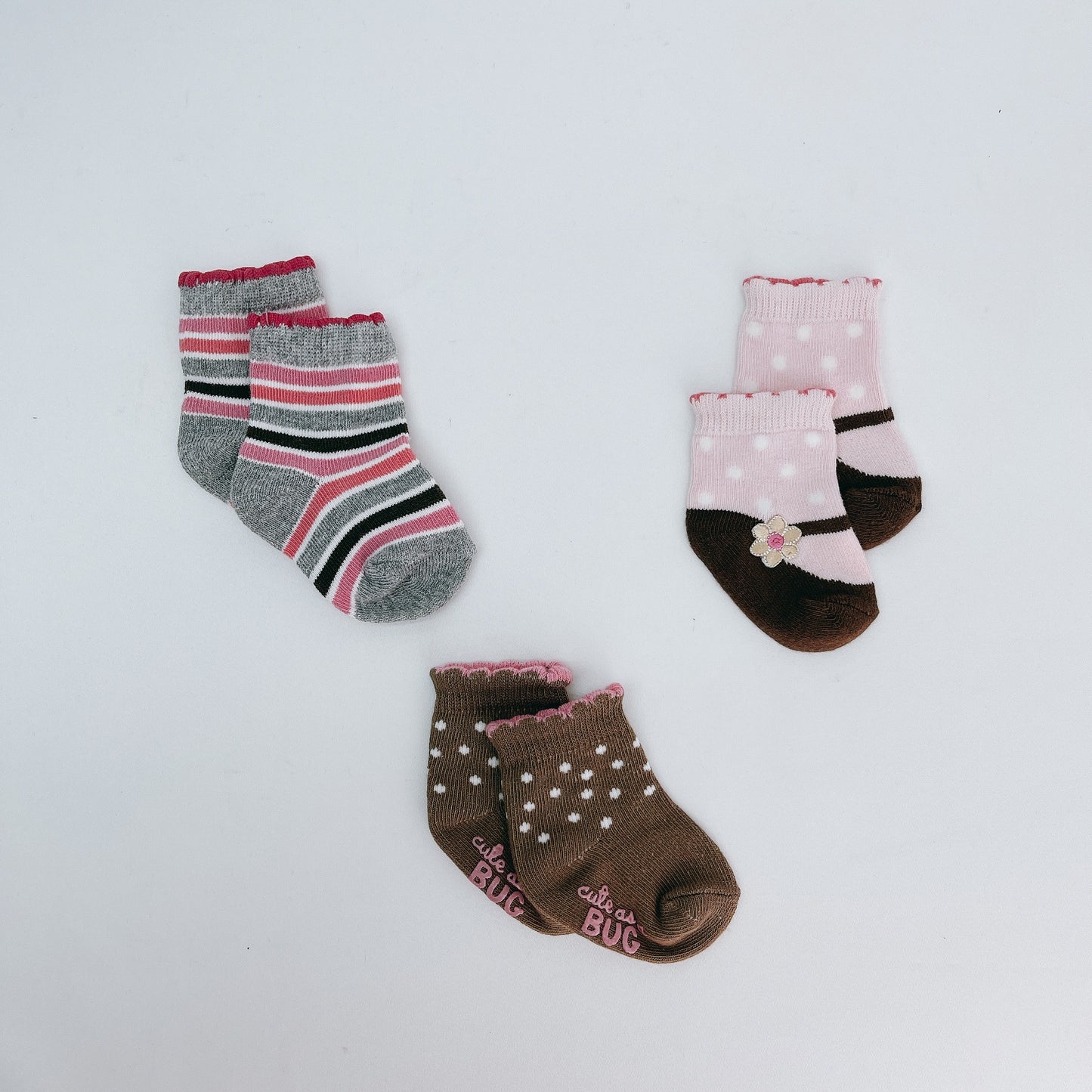 Mellow Baby Girl Assorted Socks (0-6 month)