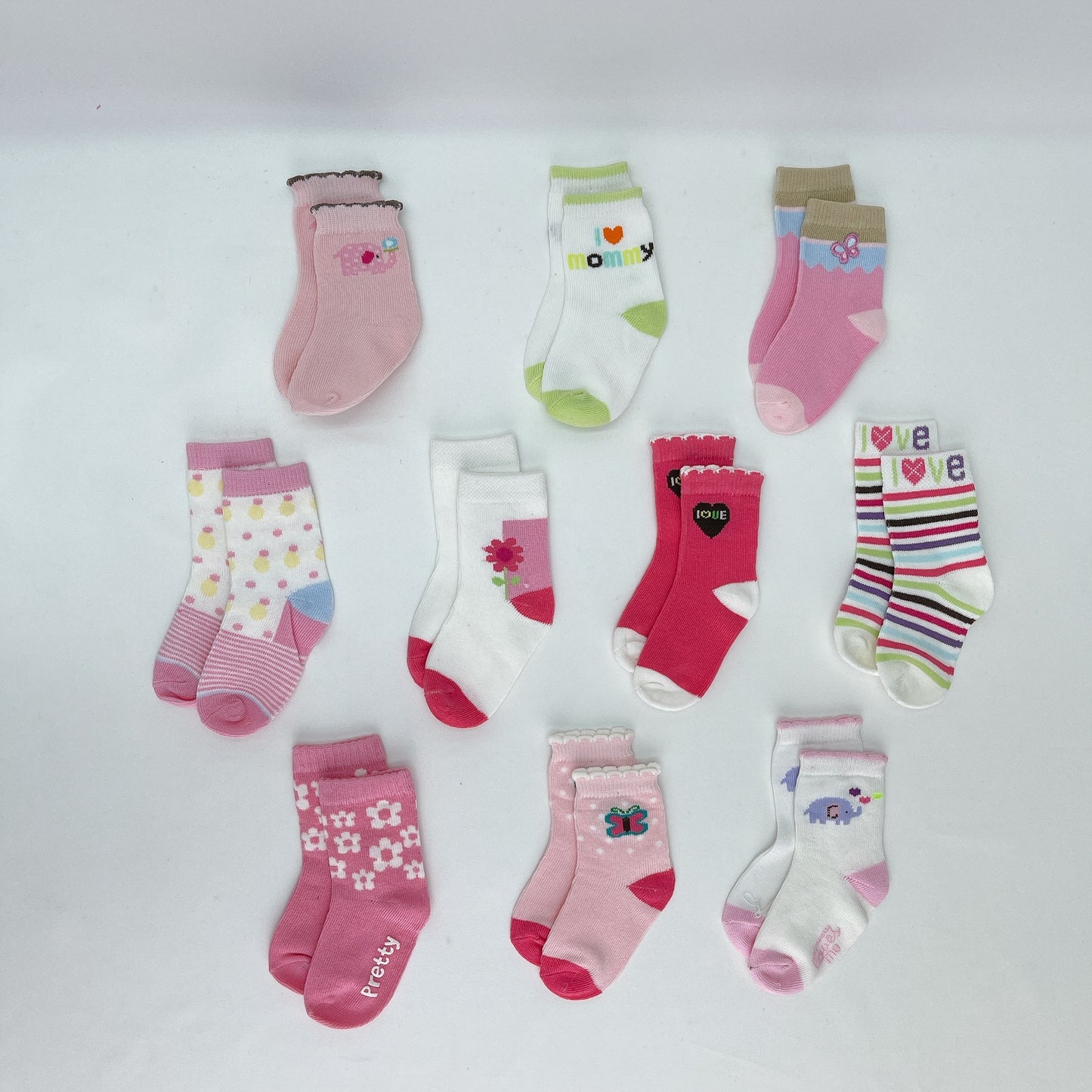 Mellow Baby Girl Assorted Socks(12-24 month)