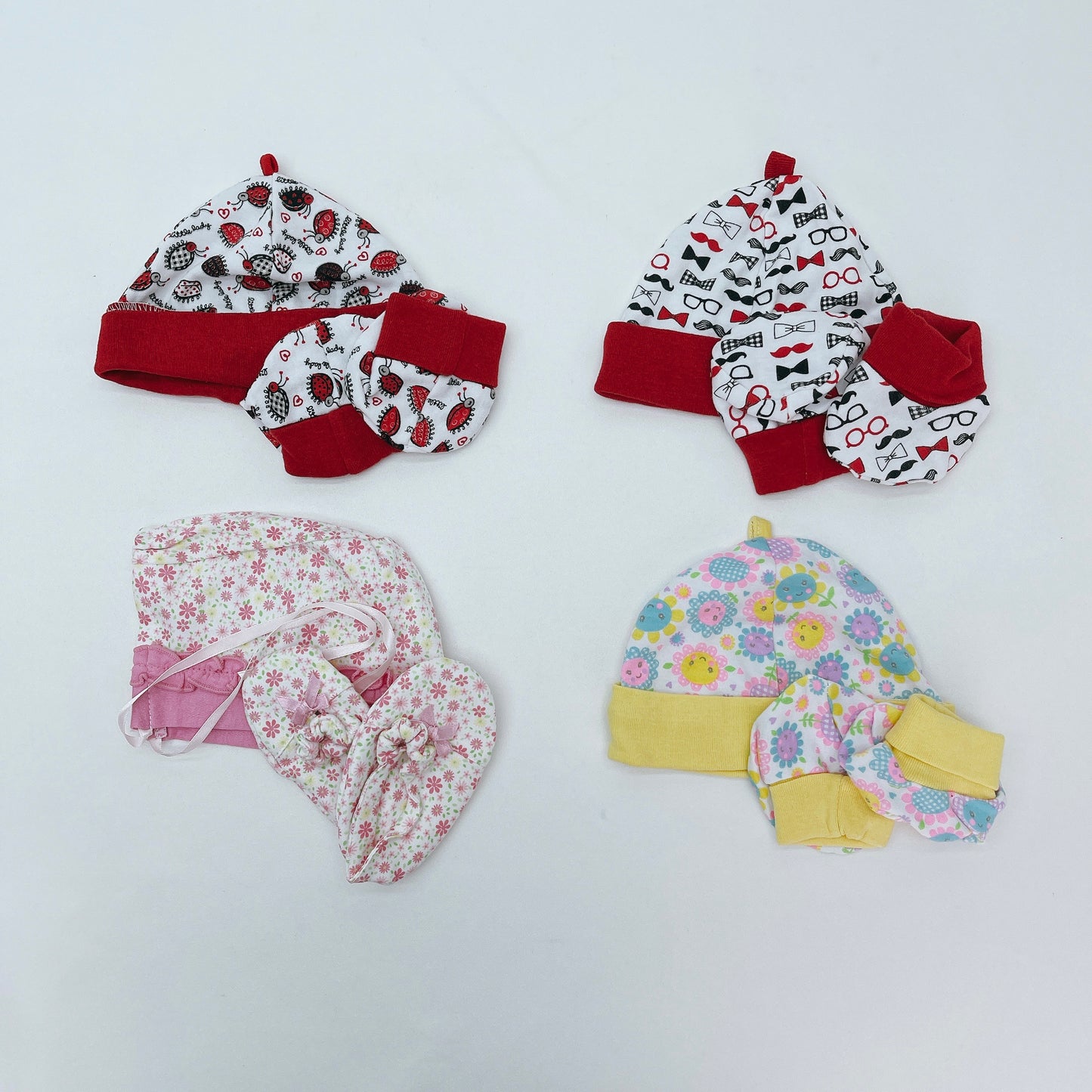 Mellow Baby Bundle Set(Hat and Booties)