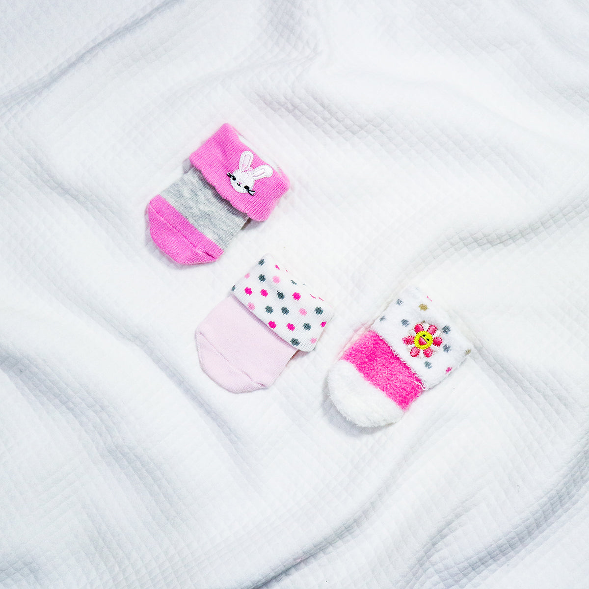 Mellow Polka Rabbit Socks