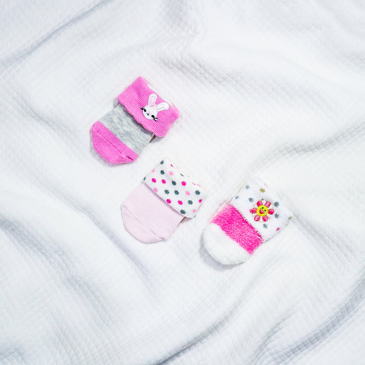 Mellow Polka Rabbit Socks