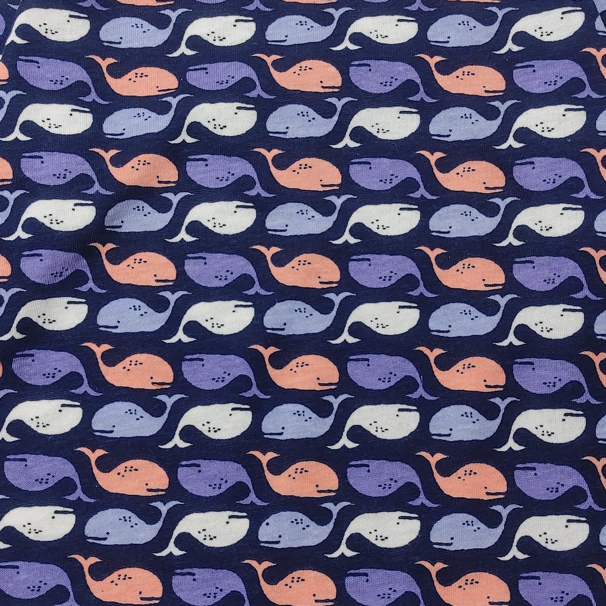 Mellow Baby Whale Print Sleepwear