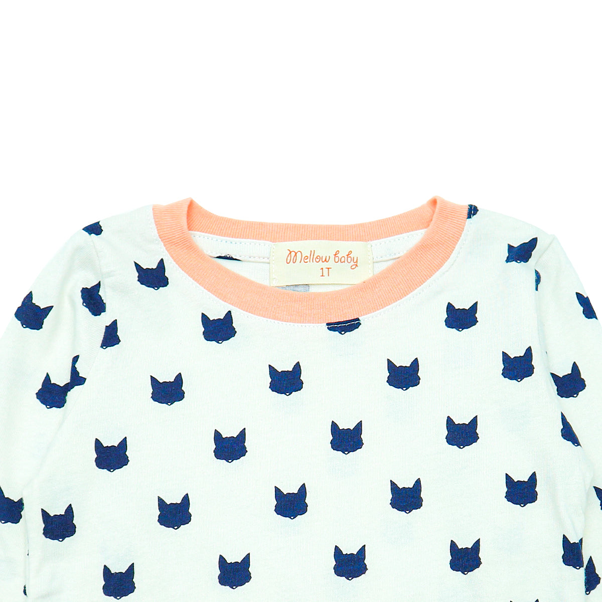 Mellow Baby Cat Print Sleepwear
