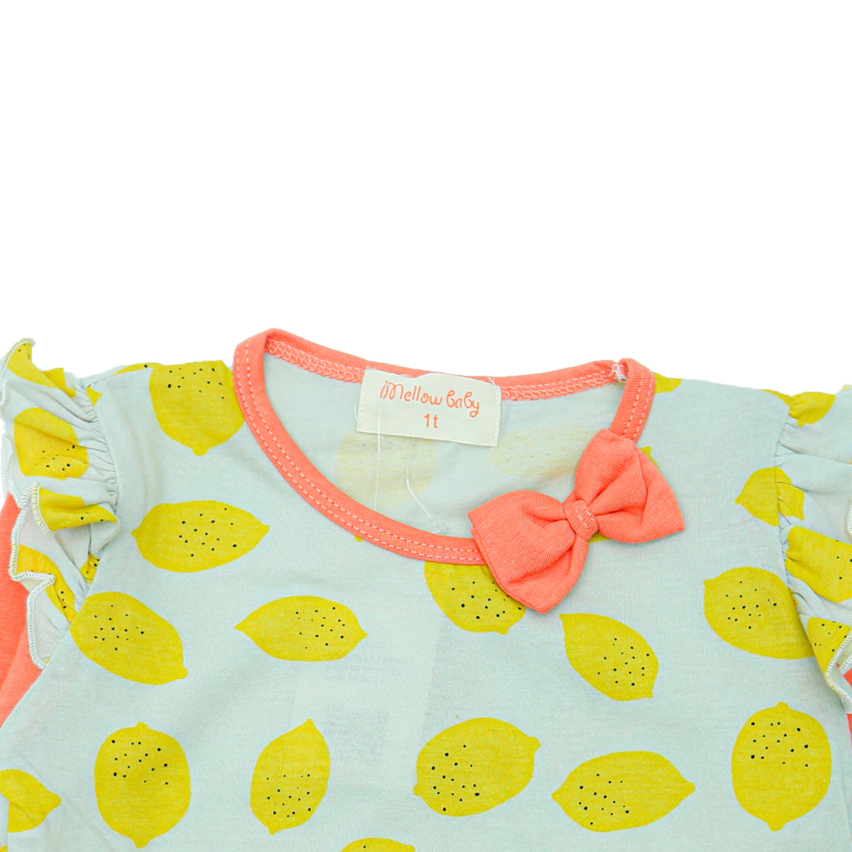 Mellow Baby Peachy Lemon Print Sleepwear