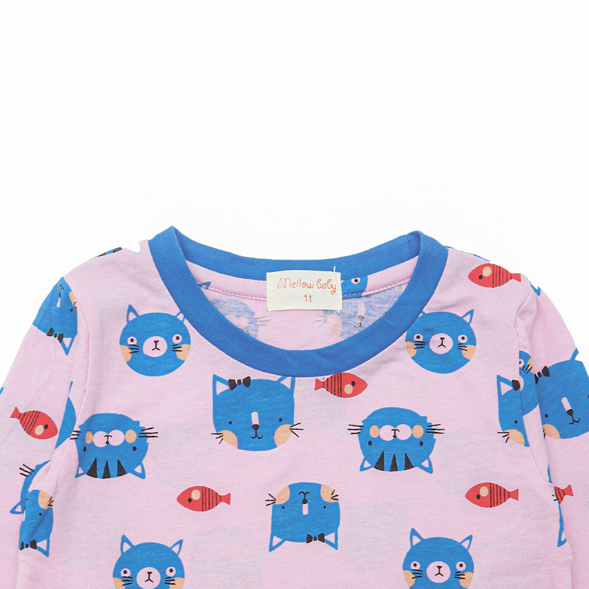 Mellow Keyla the Cat Purple Sleepwear