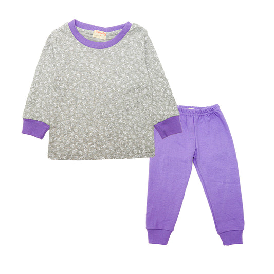 Mellow Purple Floral Sleepwear
