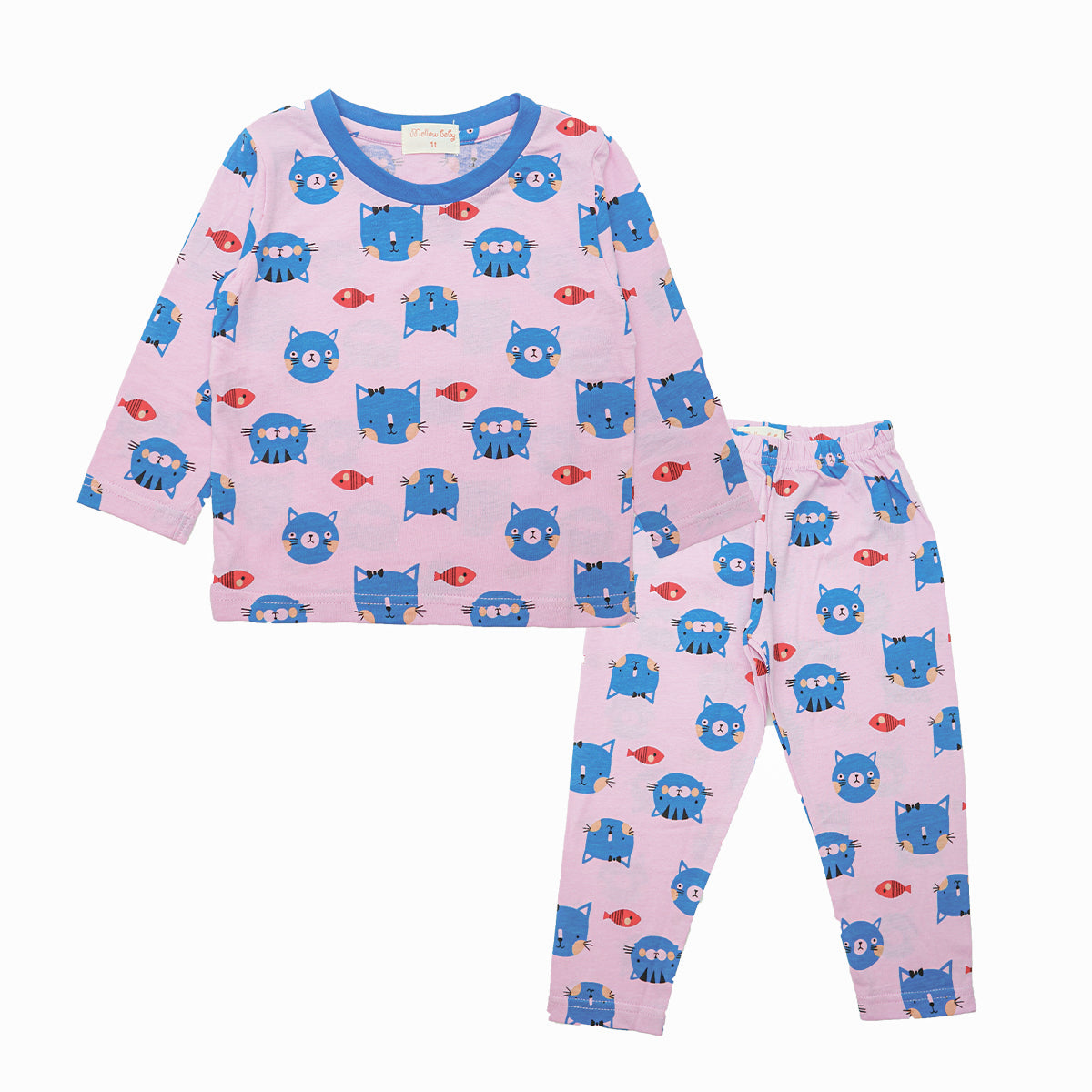 Mellow Keyla the Cat Purple Sleepwear