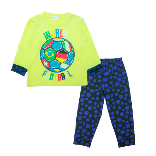 Mellow Baby Football Print Sleepwear
