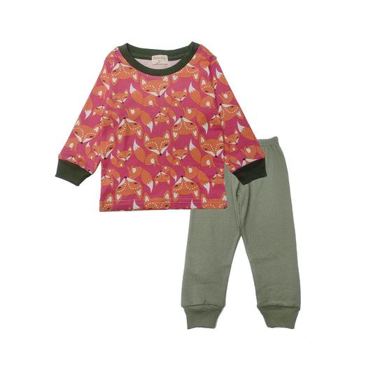 Mellow Baby Fox Print Sleepwear