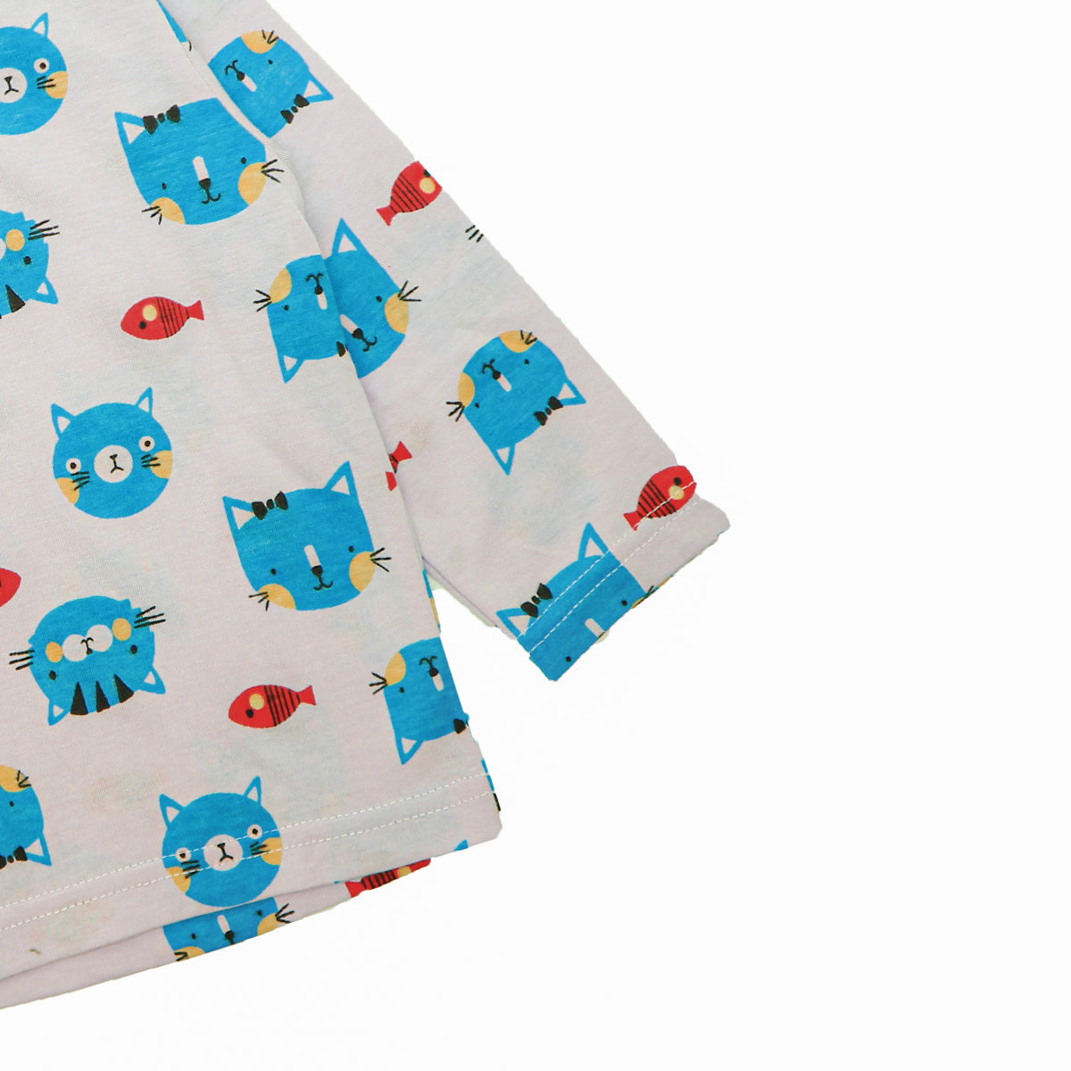 Mellow Kyle The Cat Print Sleepwear(Light Pink)