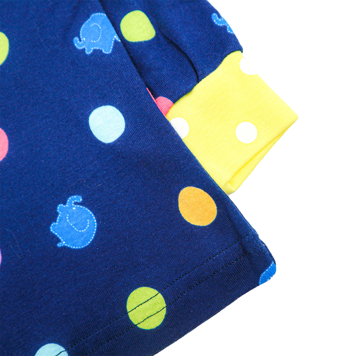 Mellow Polka Dot Elephant Printed Sleepwear