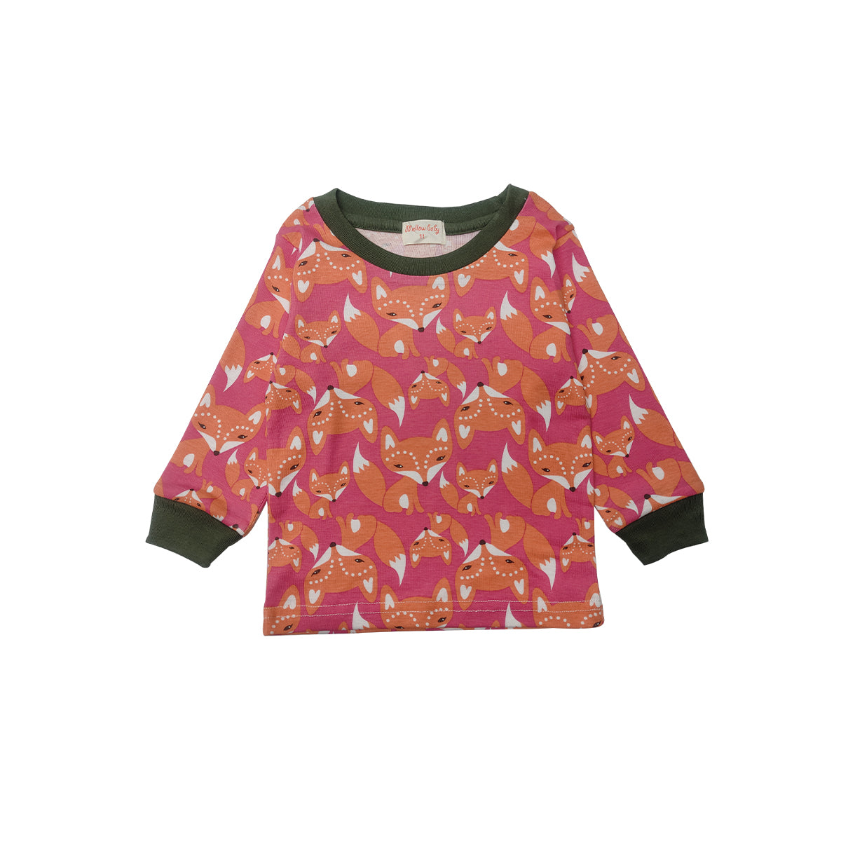 Mellow Baby Fox Print Sleepwear
