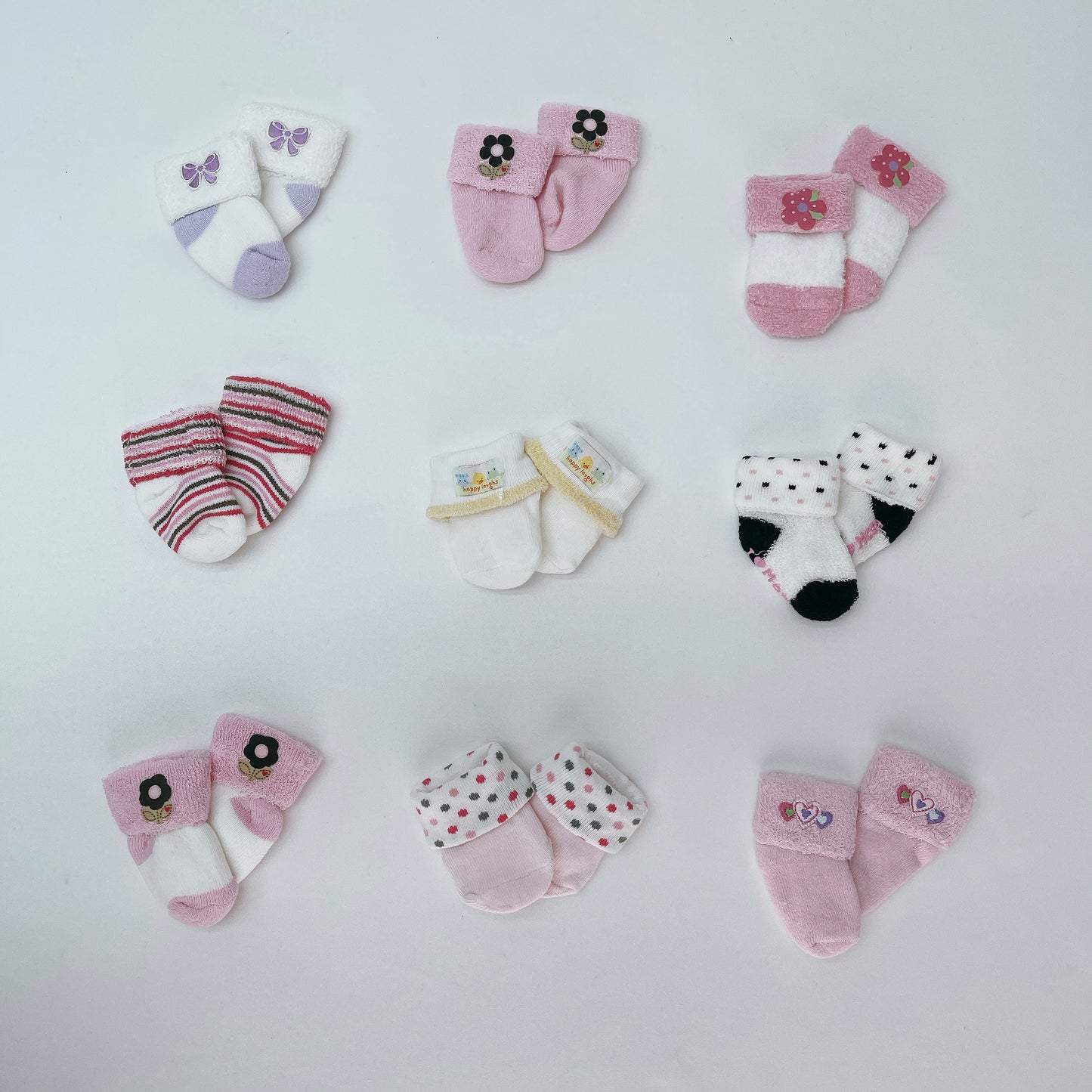 Mellow Baby Girl Assorted Socks (0-6 month)