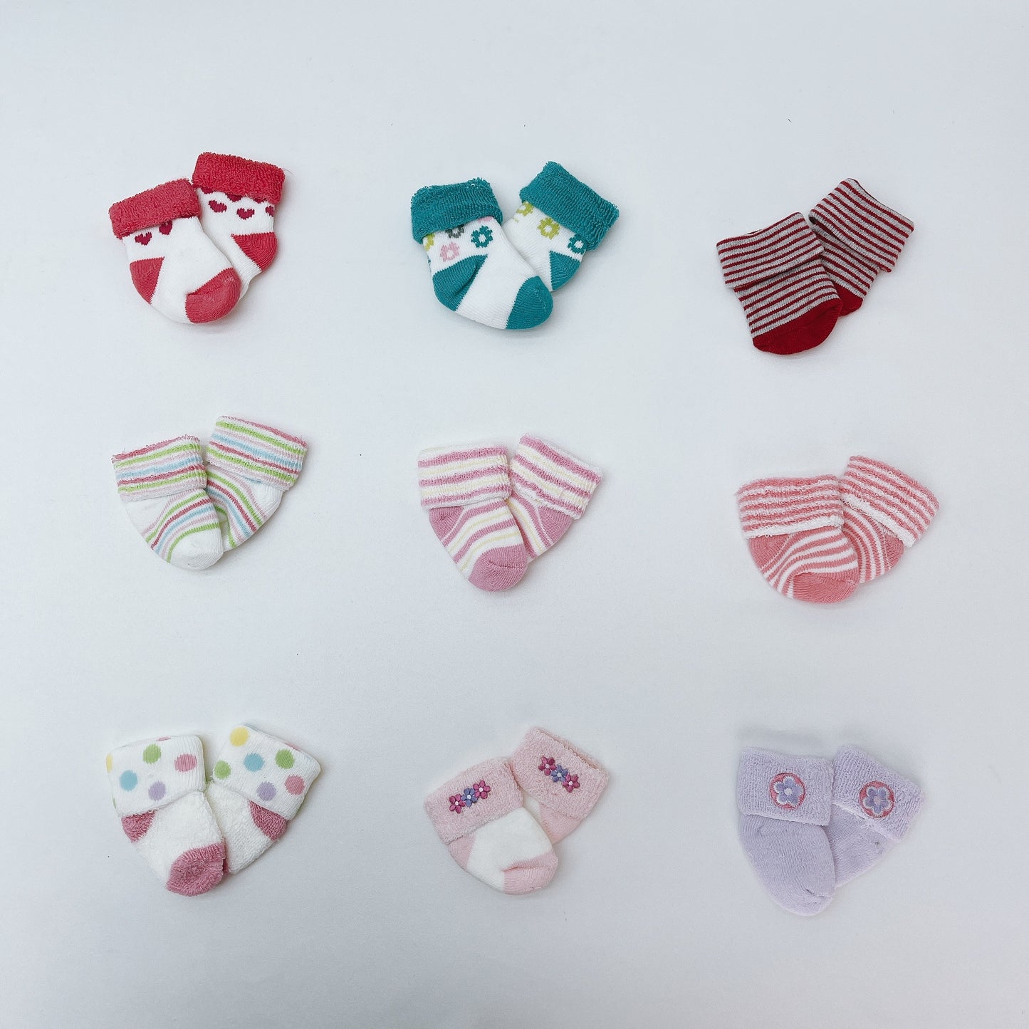 Mellow Baby Girl Assorted Socks (0-6 month)