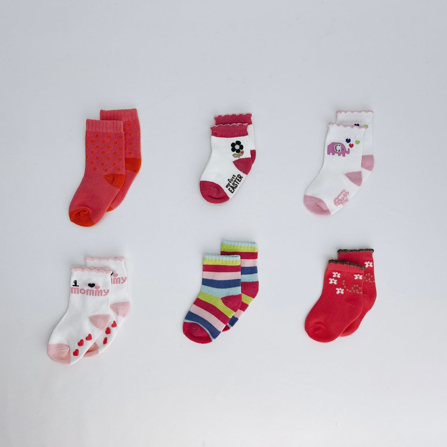 Mellow Baby Girl Assorted Socks (6-12 month)