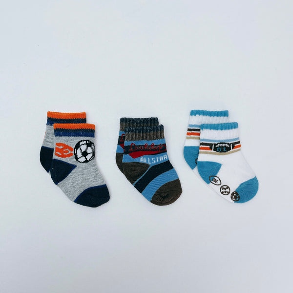 Mellow Baby Boy Assorted Socks (0-6 month)
