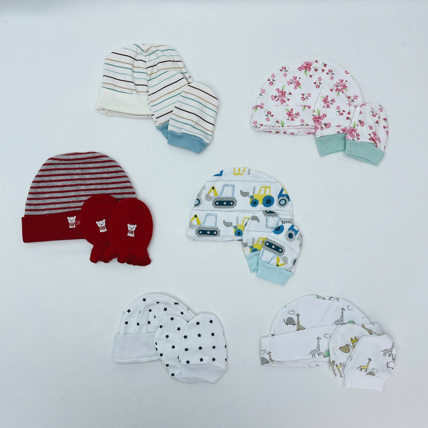 Mellow Baby Bundle Set(Hat and Mitten)
