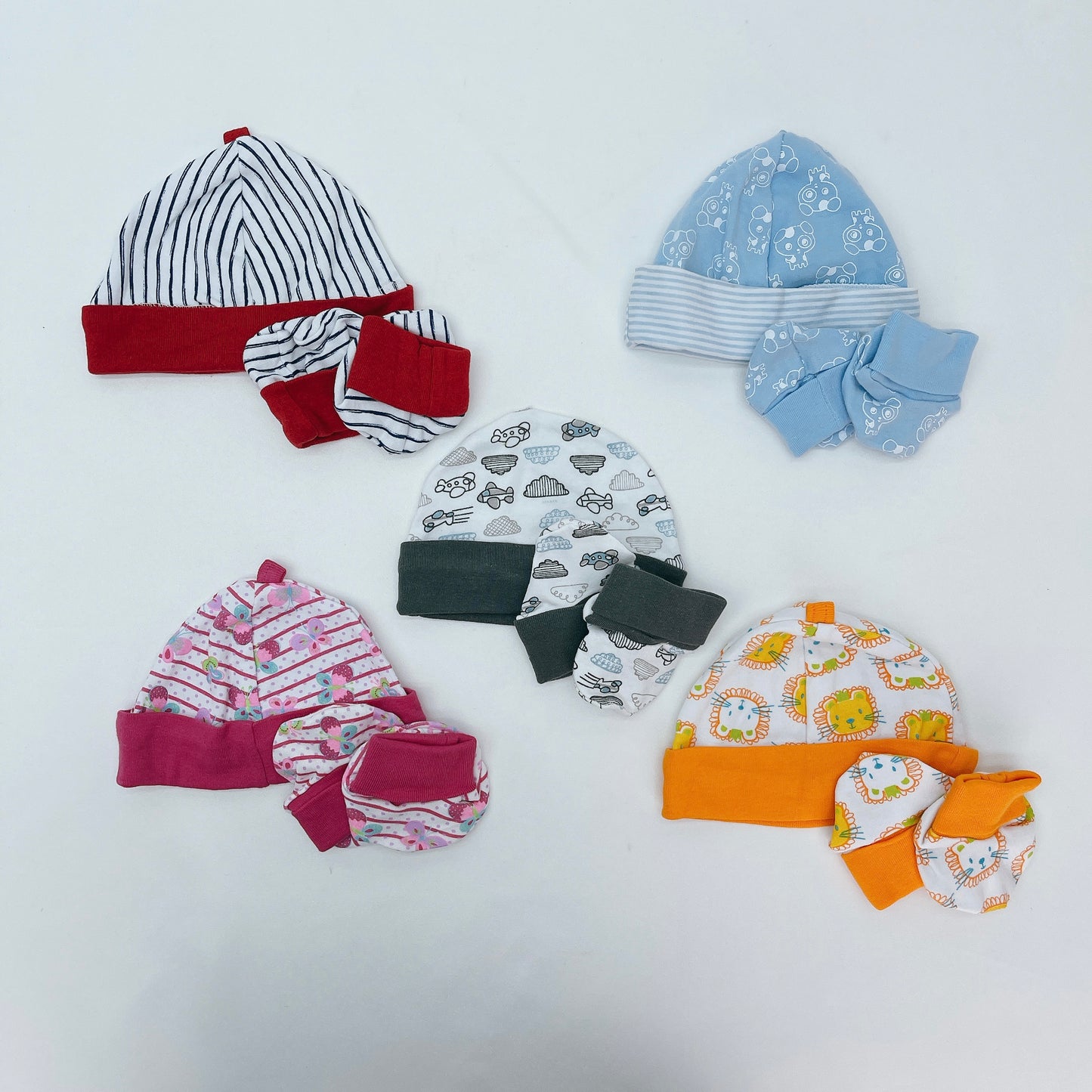 Mellow Baby Bundle Set(Hat and Booties)