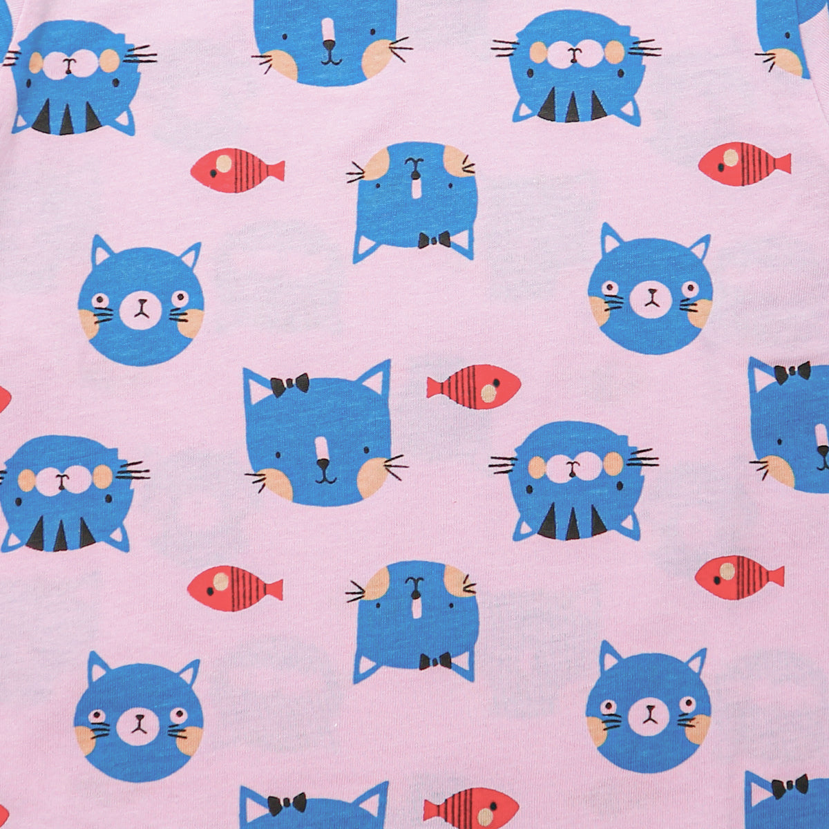 Mellow Keyla the Cat Purple Sleepwear