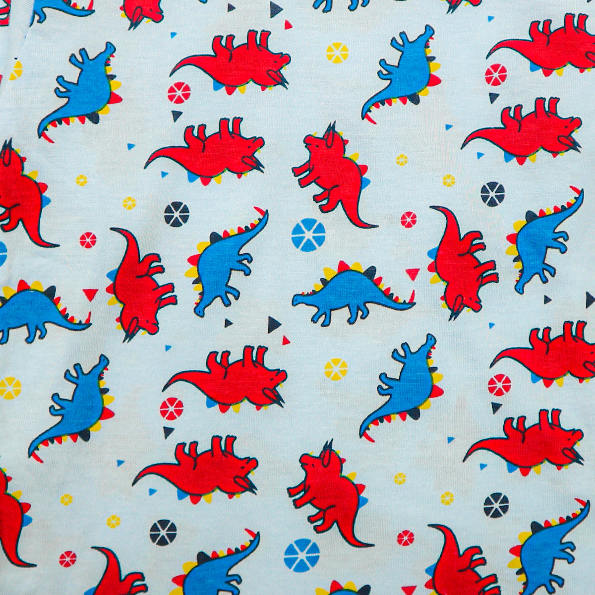 Mellow Yellow Dino Printed Sleepwear