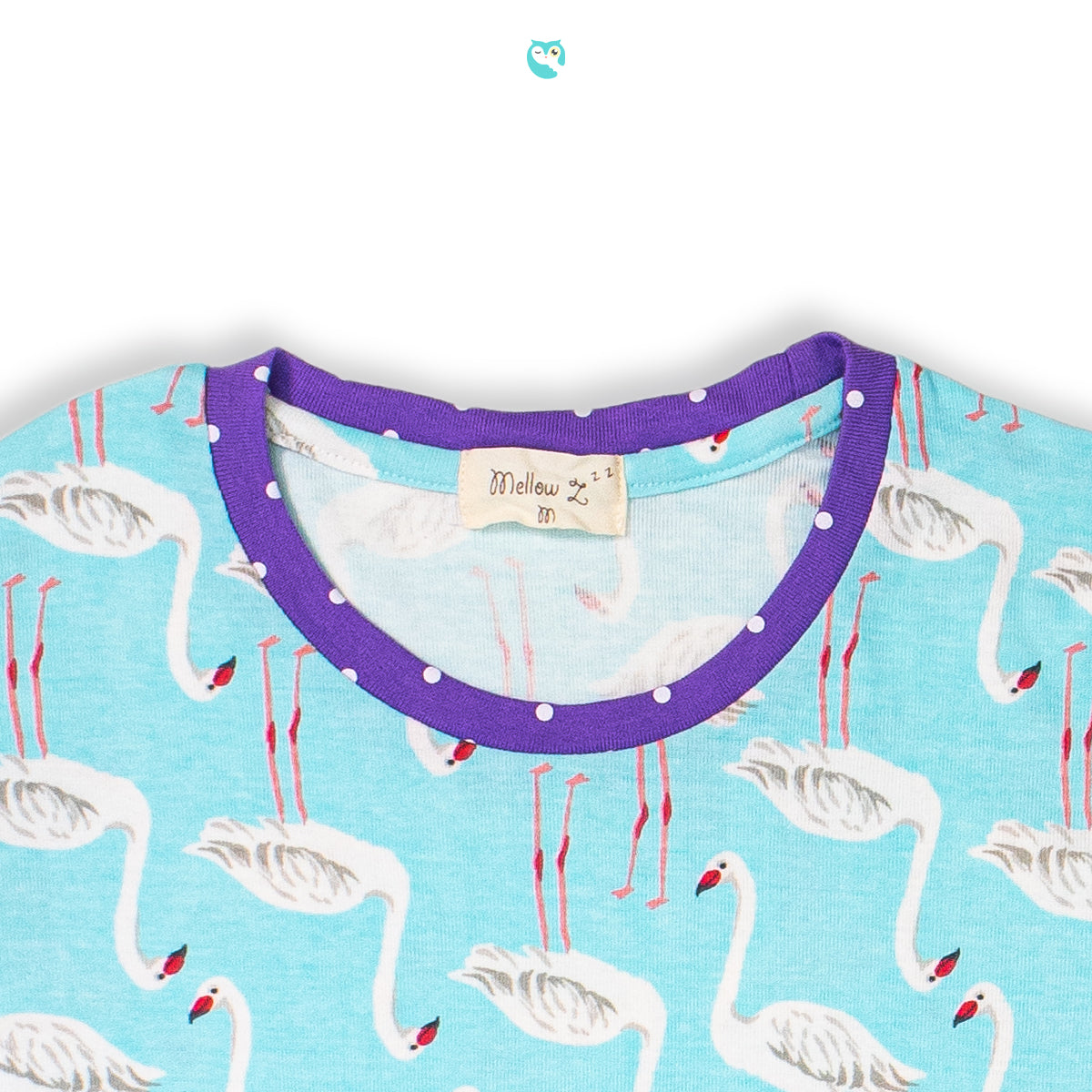 Mellow Crane Printed Sleepwear