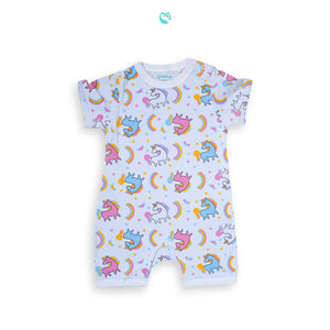 Mellow Unicorn Romper (square bottom)