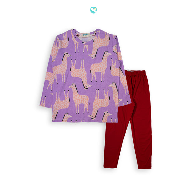 Mellow Light Pink Cheetah Sleepwear