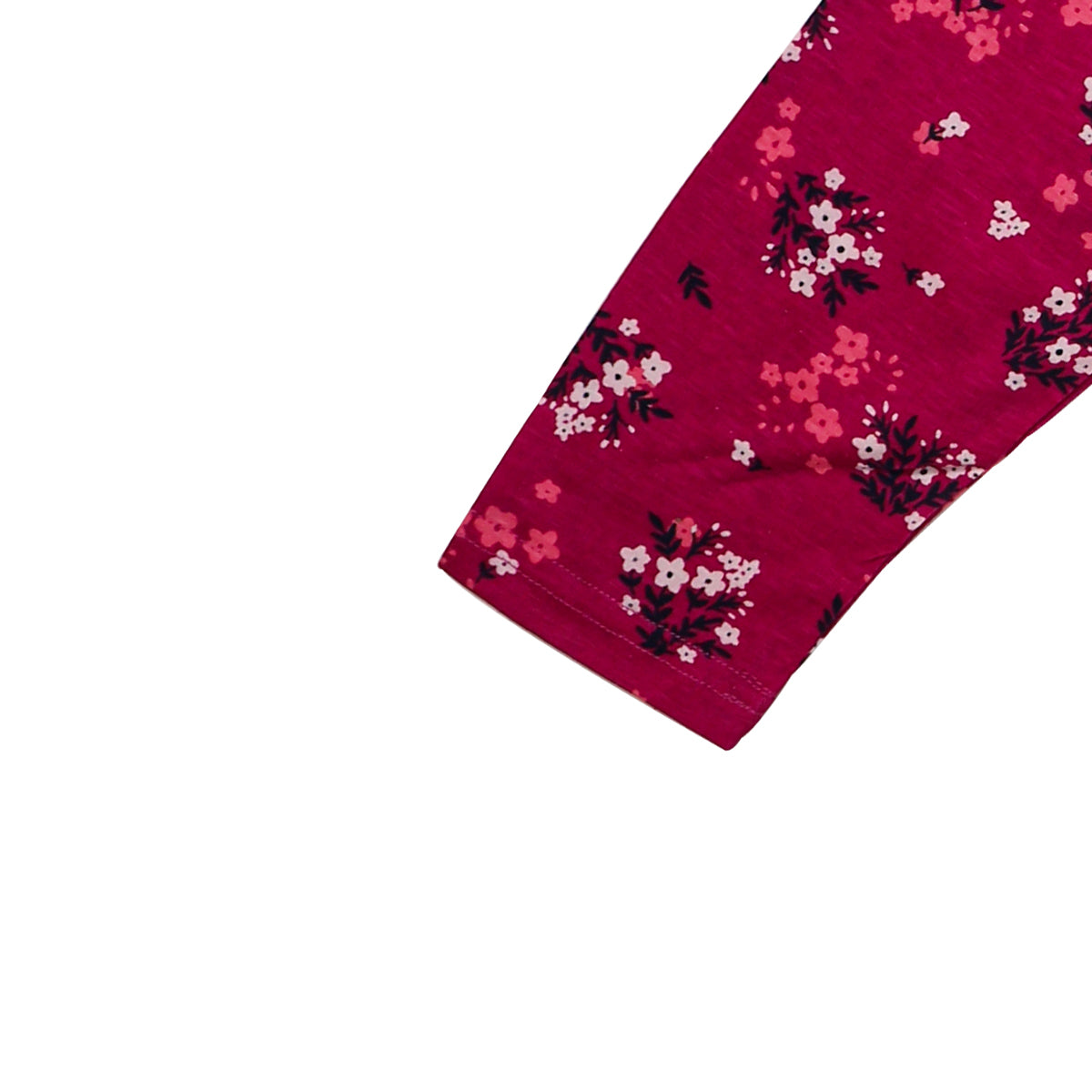 Mellow Burgundy Floral Sleepwear