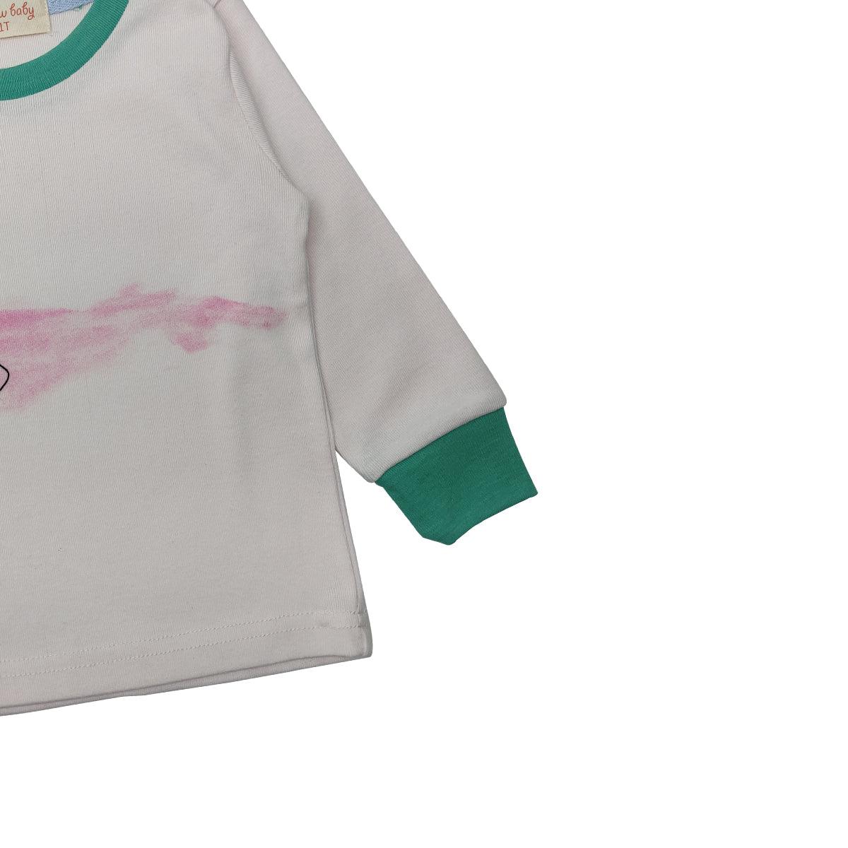 Mellow Baby Ballet Girl Print Sleepwear(Green)
