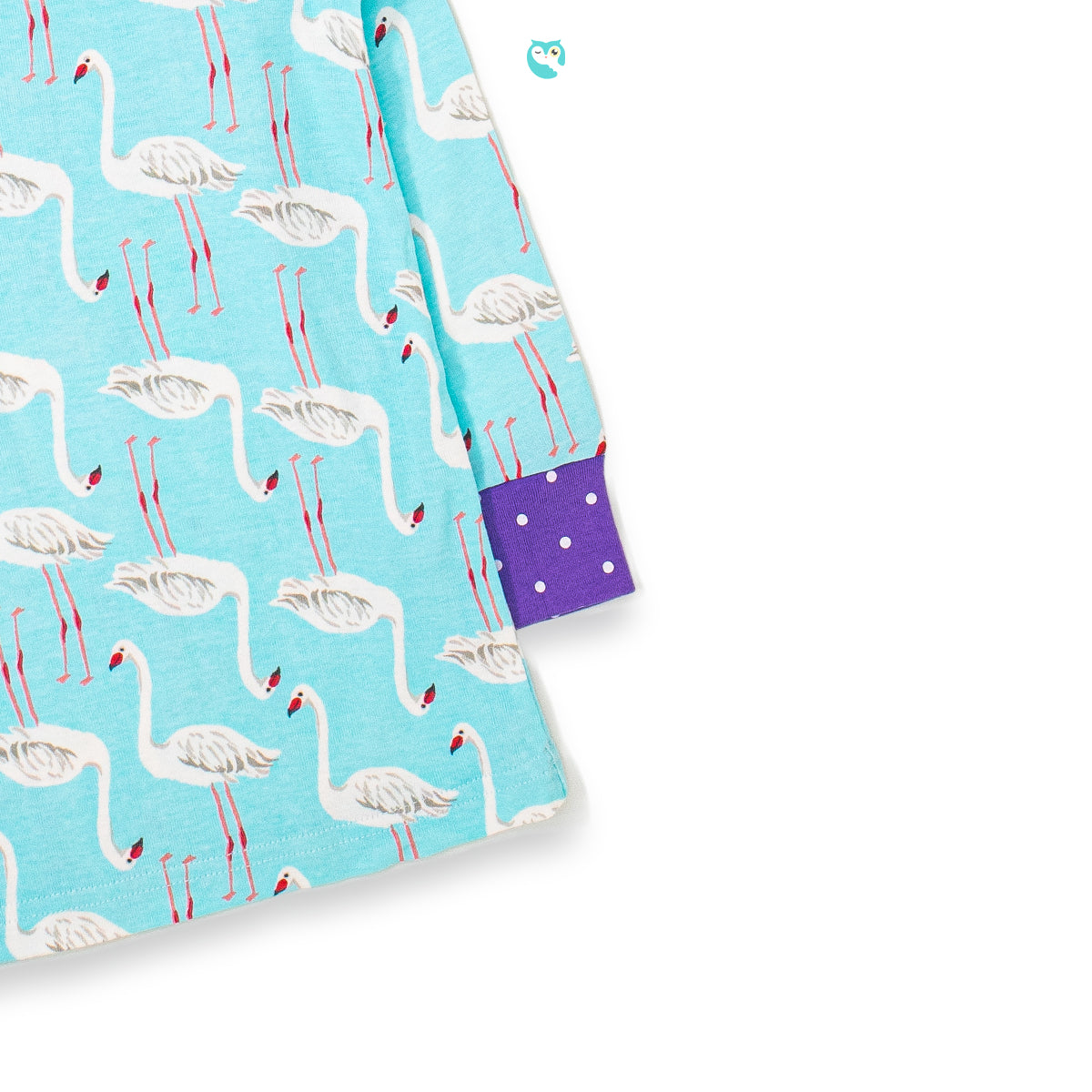 Mellow Crane Printed Sleepwear